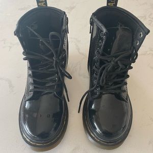 Dr. Martin Patent Leather boots  - worn ONCE!
